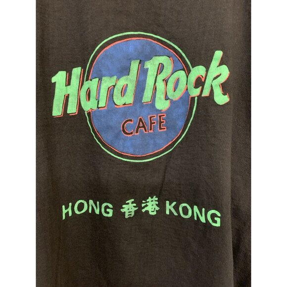 Vintage Hard Rock Cafe T Shirt Hong Kong Single Stitch 80’s 90’s Faded - Picture 2 of 7